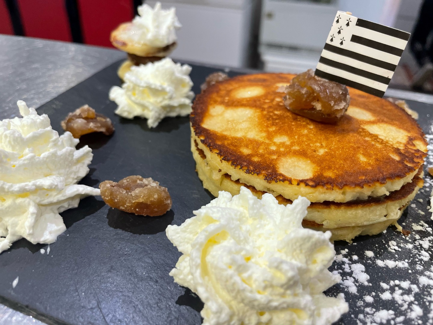 Pancakes à la crème de marron