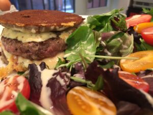 Burger en galette fait minute